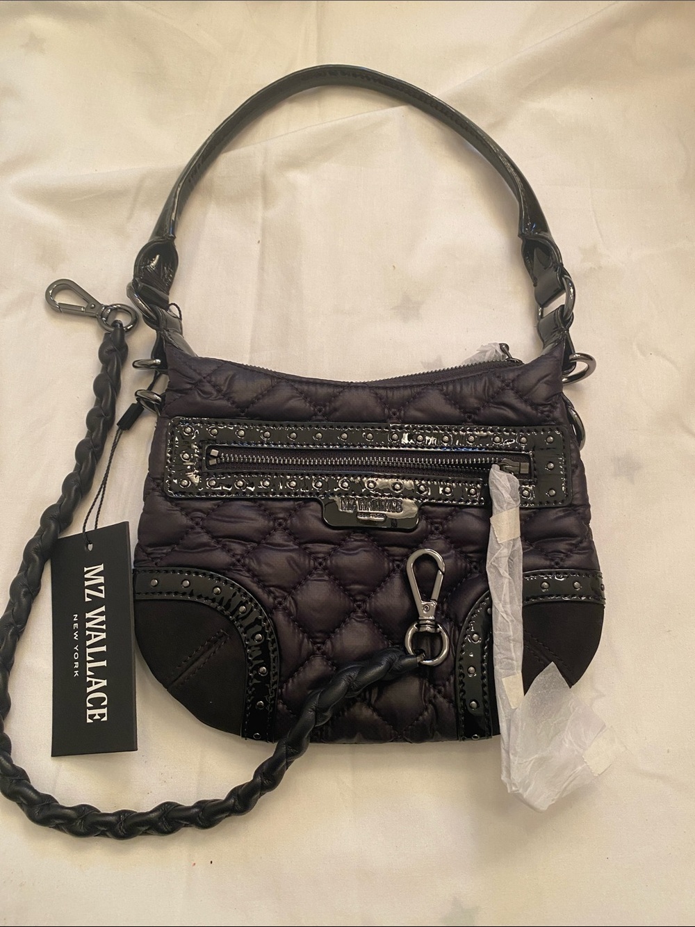 NEW MZ WALLACE Women's Mini Stud Crosby Sienna Bag